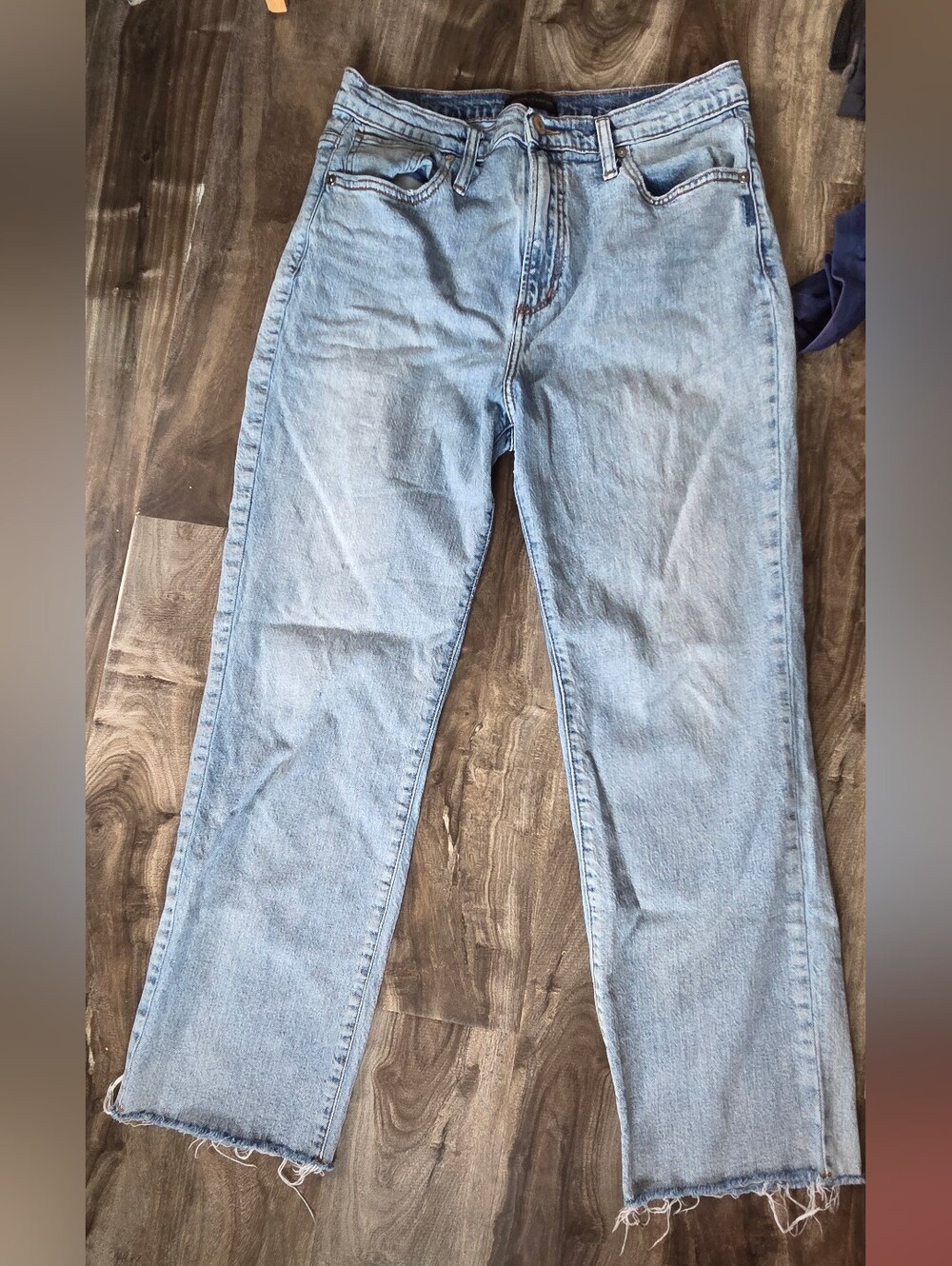 Silver Jeans Light Blue High-Rise Straight Leg Jeans